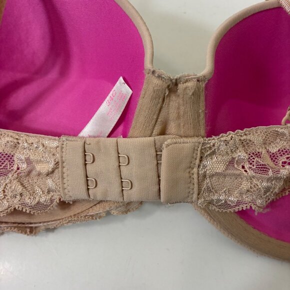 PINK Strapless Push Up Bralette Beige 34C Coquette Clean Girl - Picture 5 of 7